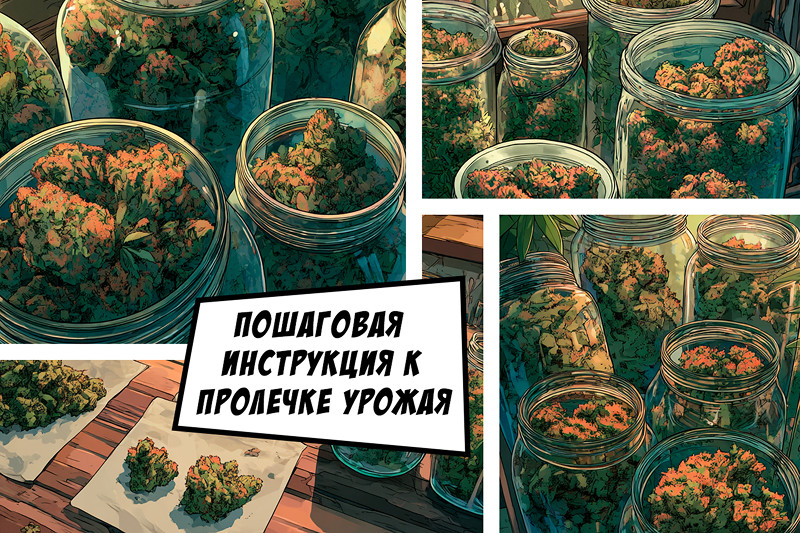 Пошаговая инструкция к пролечке урожая конопли